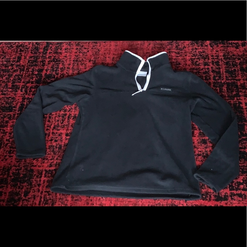 Columbia quarter zip, black jacket